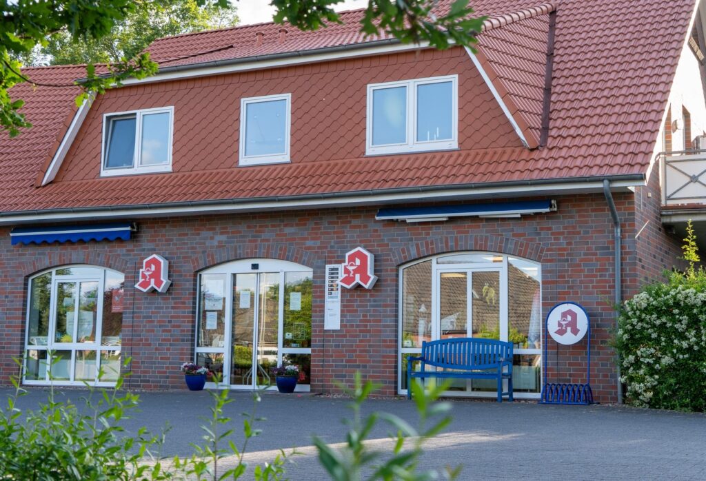 Filiale der Moor Apotheke von Außen